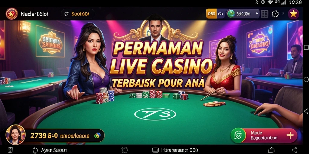 Gameplay menarik di aplikasi Live Casino 2739 yang dinamis.