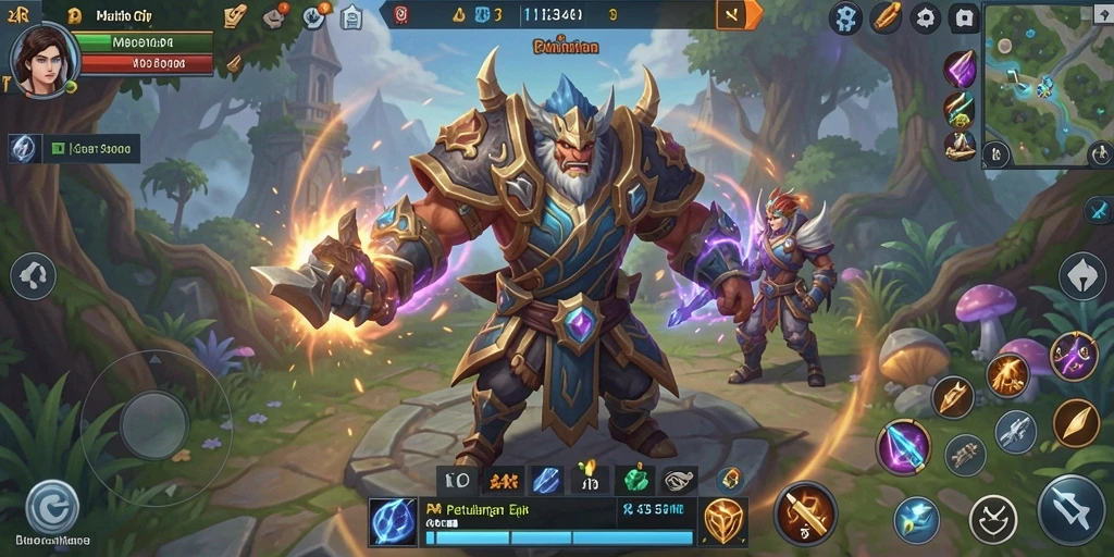 Screenshot 34R menampilkan aksi seru dalam permainan MMORPG.