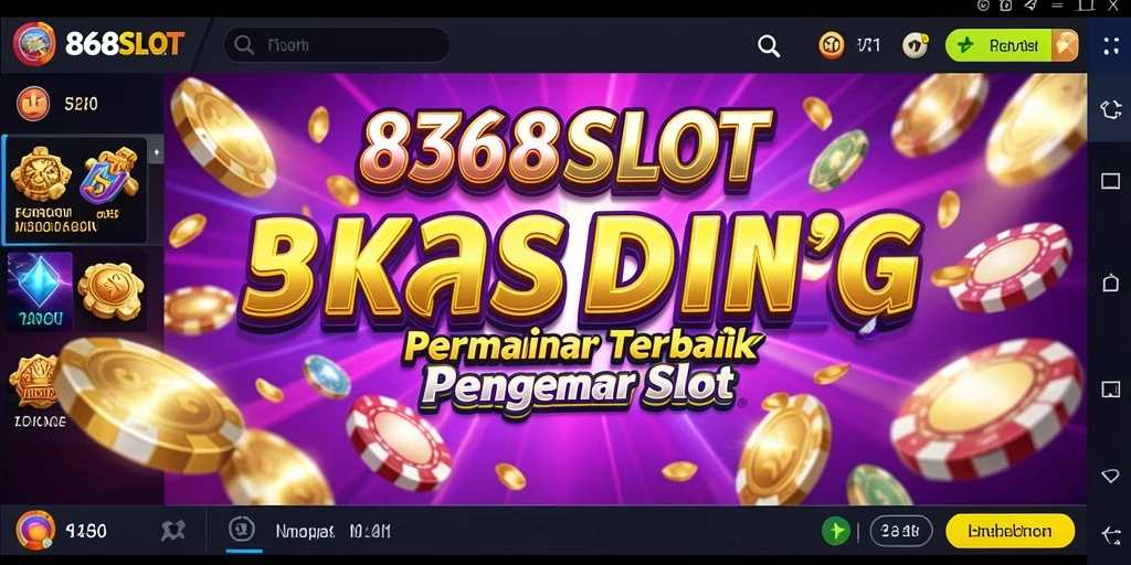 Tampilan gameplay 8368SLOT yang seru dan mengasyikkan dalam permainan Kasino.