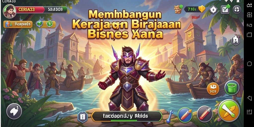Screenshot CERIA33 menunjukkan gameplay Tycoon yang seru dan interaktif.