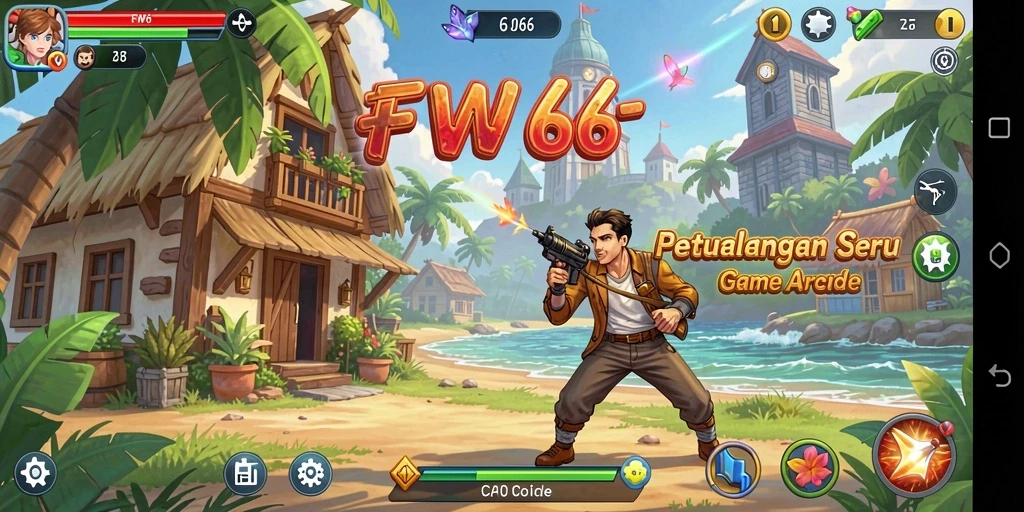 Tampilan gameplay FW66 yang mendebarkan dan penuh aksi.