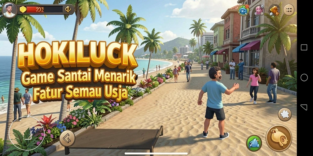 Tangkapan layar HOKILUCK menunjukkan momen seru dalam permainan Casual.