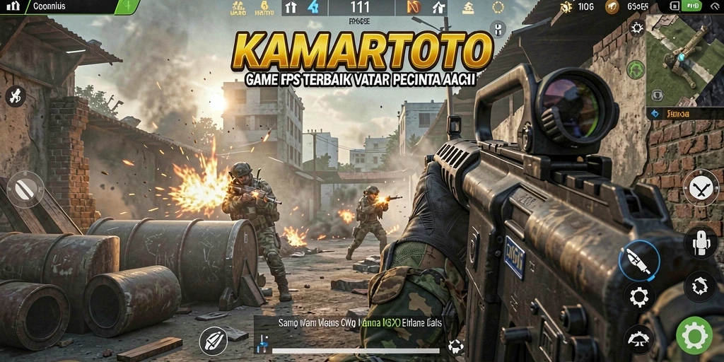 Tampilan gameplay KAMARTOTO yang penuh aksi dan mendebarkan.