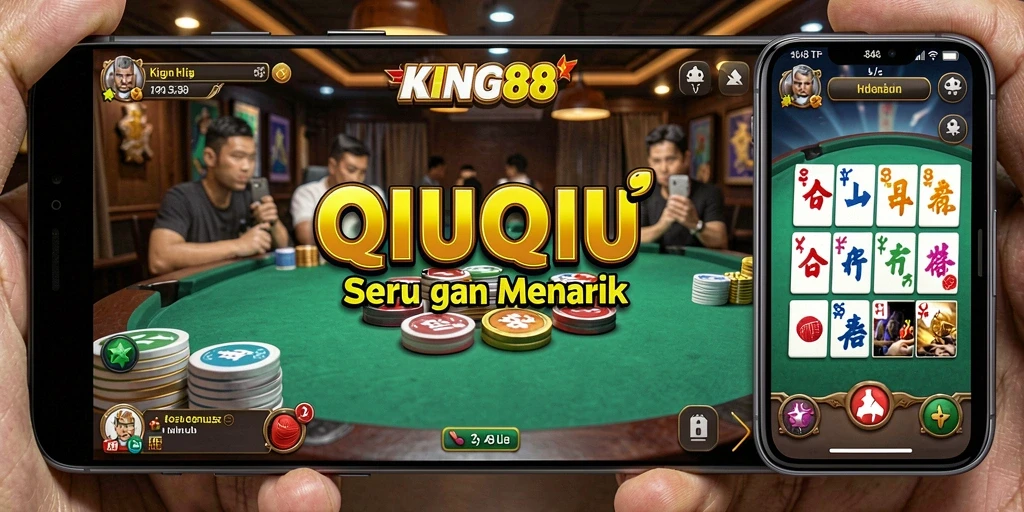 Tampilan gameplay QiuQiu yang seru dan menantang.