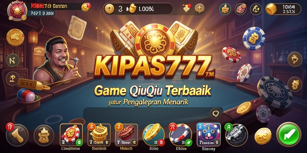 Tampilan seru gameplay QiuQiu yang mendebarkan.