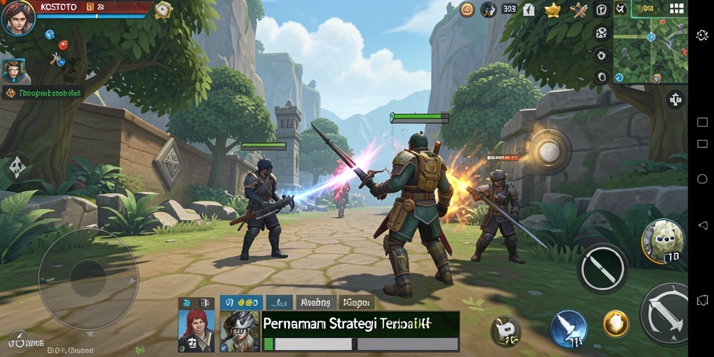 Tampilan gameplay KOSTOTO yang menarik dan penuh aksi.