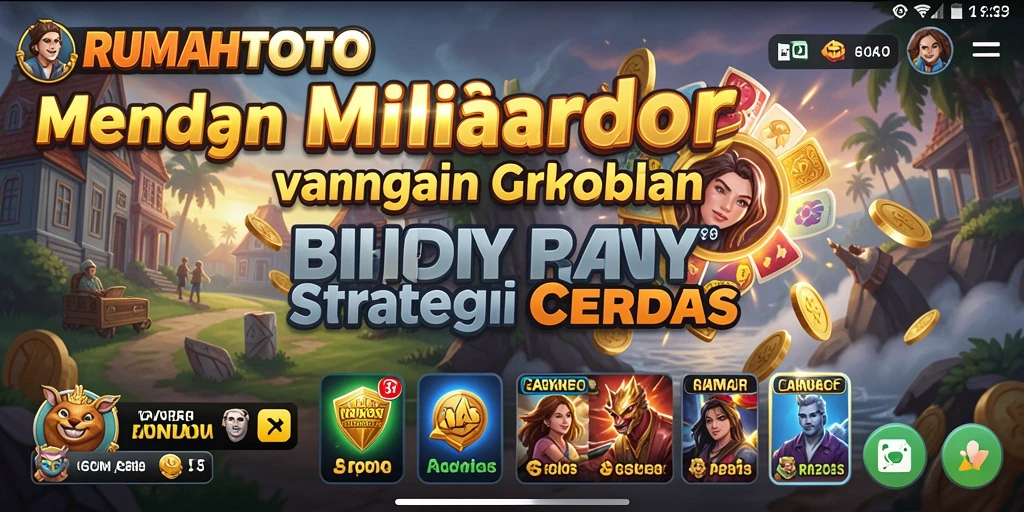 Screenshot RUMAHTOTO menunjukkan gameplay pengelolaan usaha yang menarik.