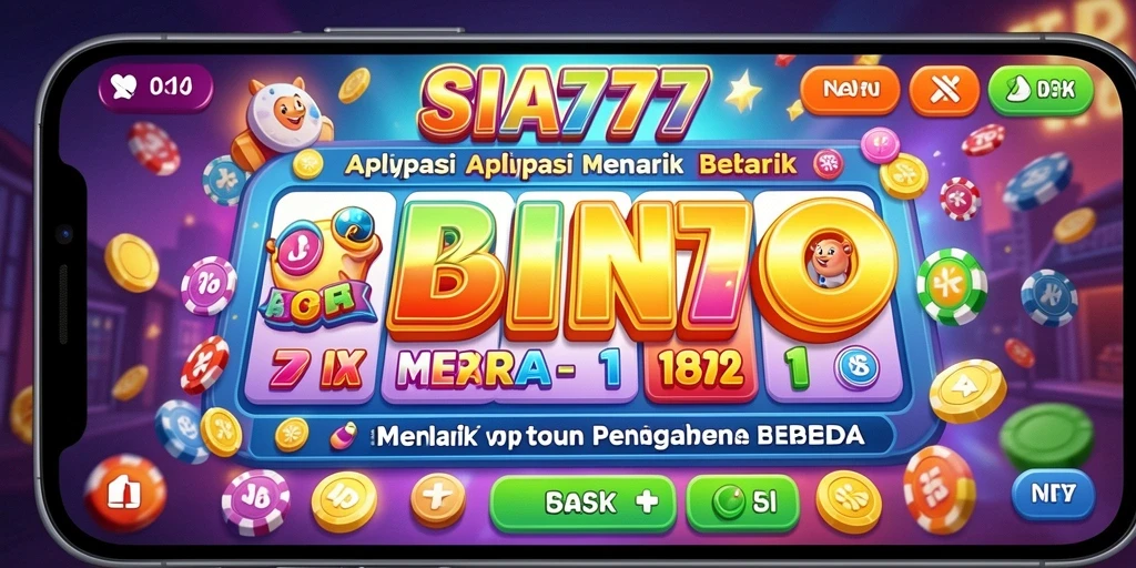 Tampilan menarik dari gameplay Bingo di SIA777.
