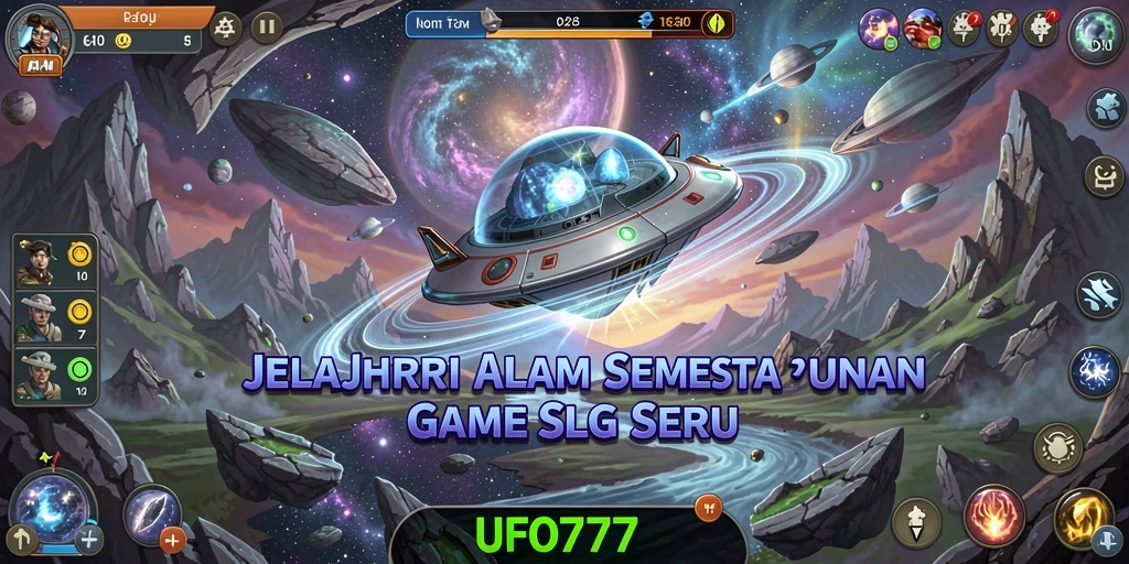 Tangkapan layar utama menunjukkan aksi pertempuran yang mendebarkan dalam game SLG.