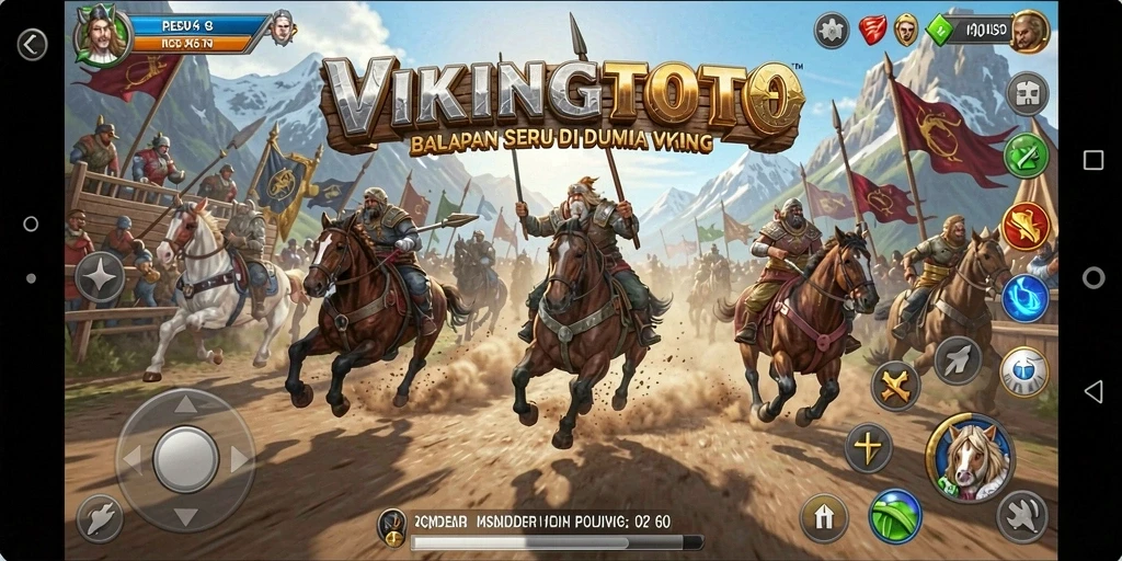 Tampilan gameplay VIKINGTOTO yang menegangkan dan penuh aksi.